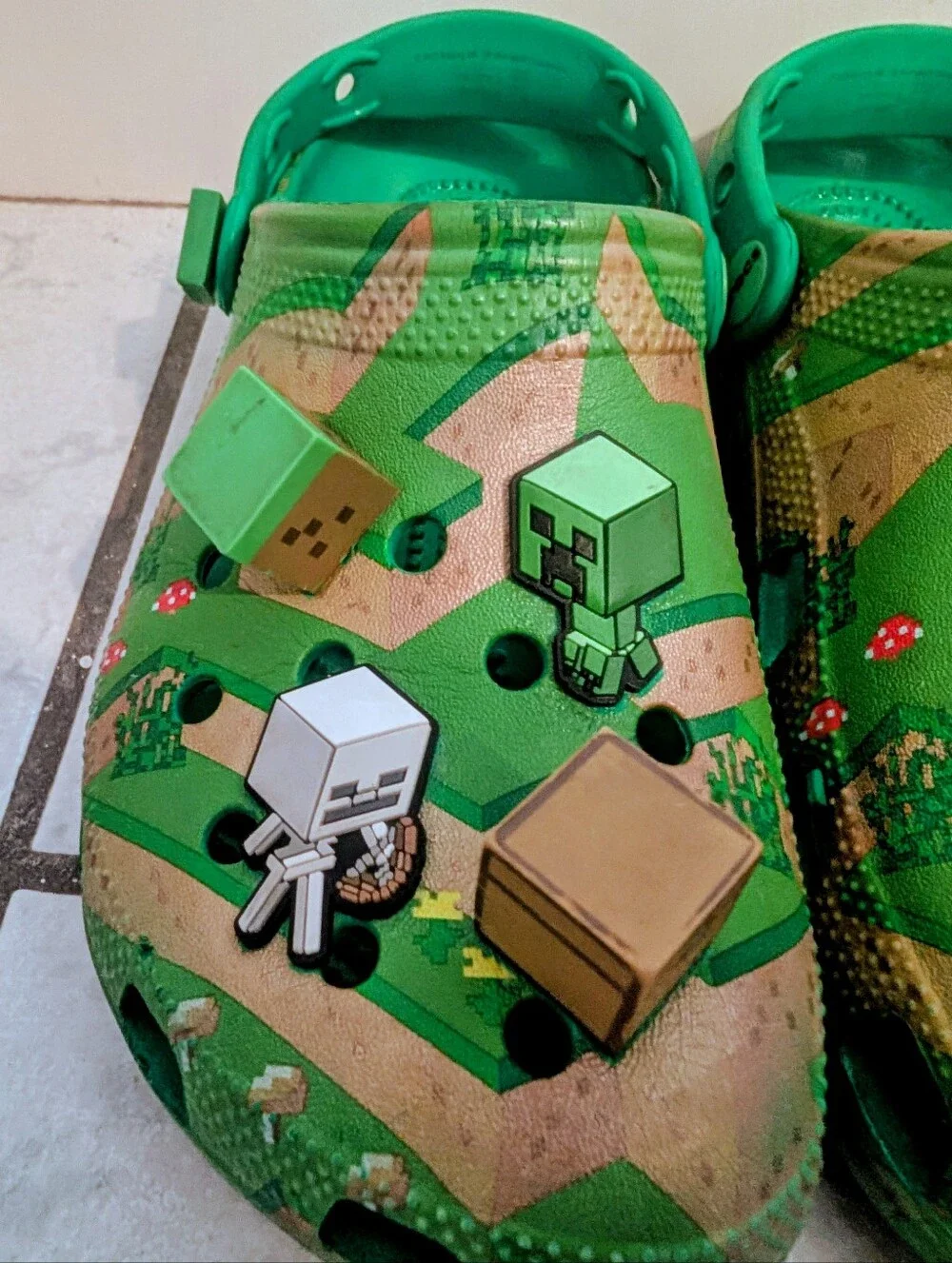 Minecraft Crocs Size J6